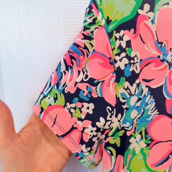 Lilly Pulitzer Pink & Green Knit Maxi Dress - Picture 6 of 6